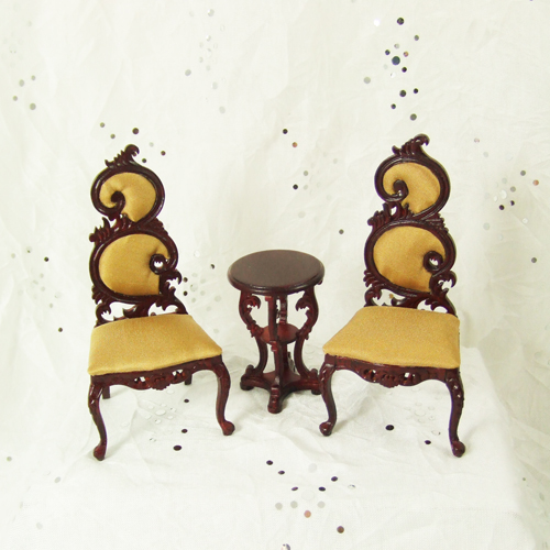 H12010 MH - 1" scale Mahogany Seating Sets